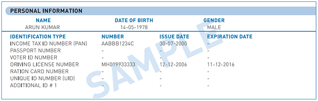 Personal Information